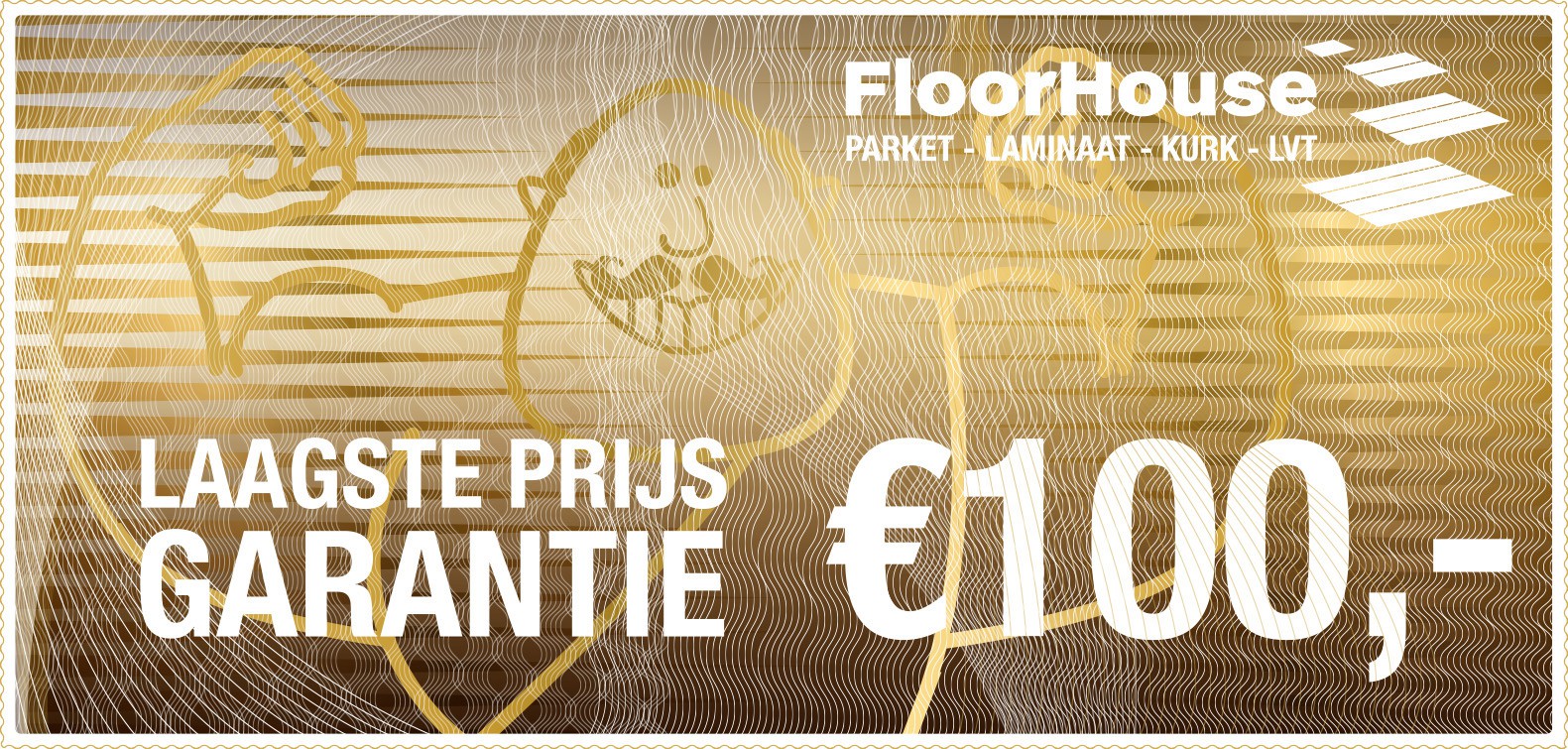 FloorHouse biedt u zltijd de laagste prijs garantie op vloeren! Ontdek ons topdeals voor parket, laminaat, kurk en click-vinyl nu meteen.