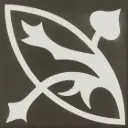 Invictus Maximus Dryback Tile Victorian Treasure Decor Charcoal 99 - 2.5mm - 0.55