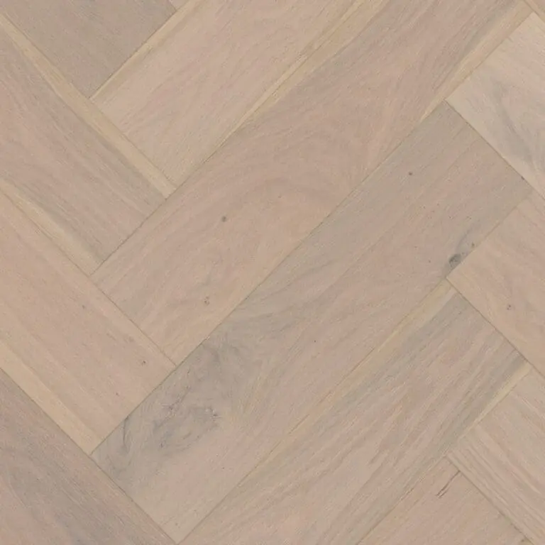 Bois Sauvage Terra, Eik visgraatparket, olie wit afgewerkt, rustieke selectie 