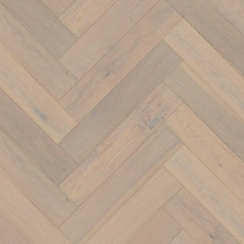PrimoFloor Pacific Luzon, Eiken visgraatparket, olie wit afgewerkt, rustieke selectie