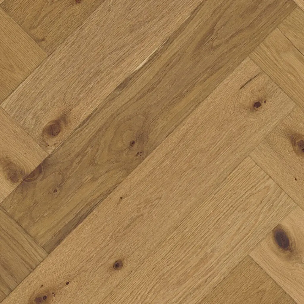 PrimoFloor Pacific Negros, Eiken visgraatparket, donker gerookt, olie natuur afgewerkt, rustieke selectie  