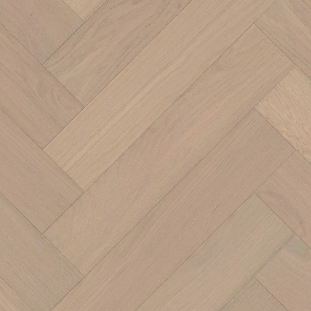 PrimoFloor Nobility Lord, Eiken visgraatparket, olie wit afgewerkt, semi-rustiek  