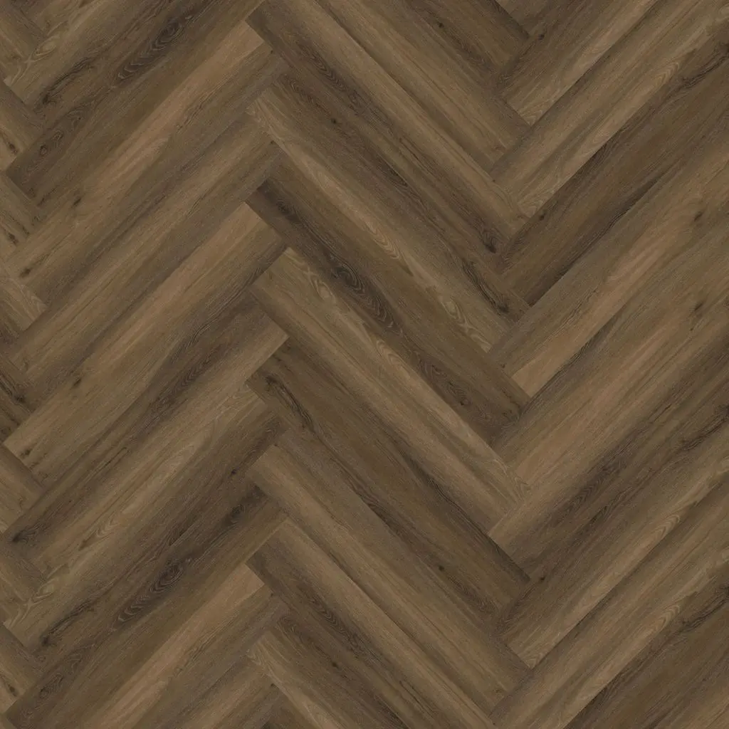 PrimoFloor PVC Dryback Visgraat Yup 60 Curiosity warm brown - 2,5mm - 0,55mm