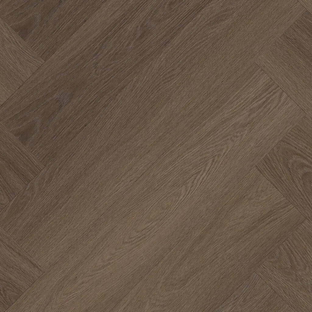 PrimoFloor Peckham Visgraat Dryback bruine Eik - 2,5mm - 0.55