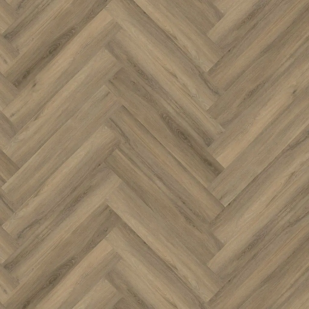 PrimoFloor PVC Click Visgraat Yup 60 Curiosity light brown - 7mm - 0,55mm