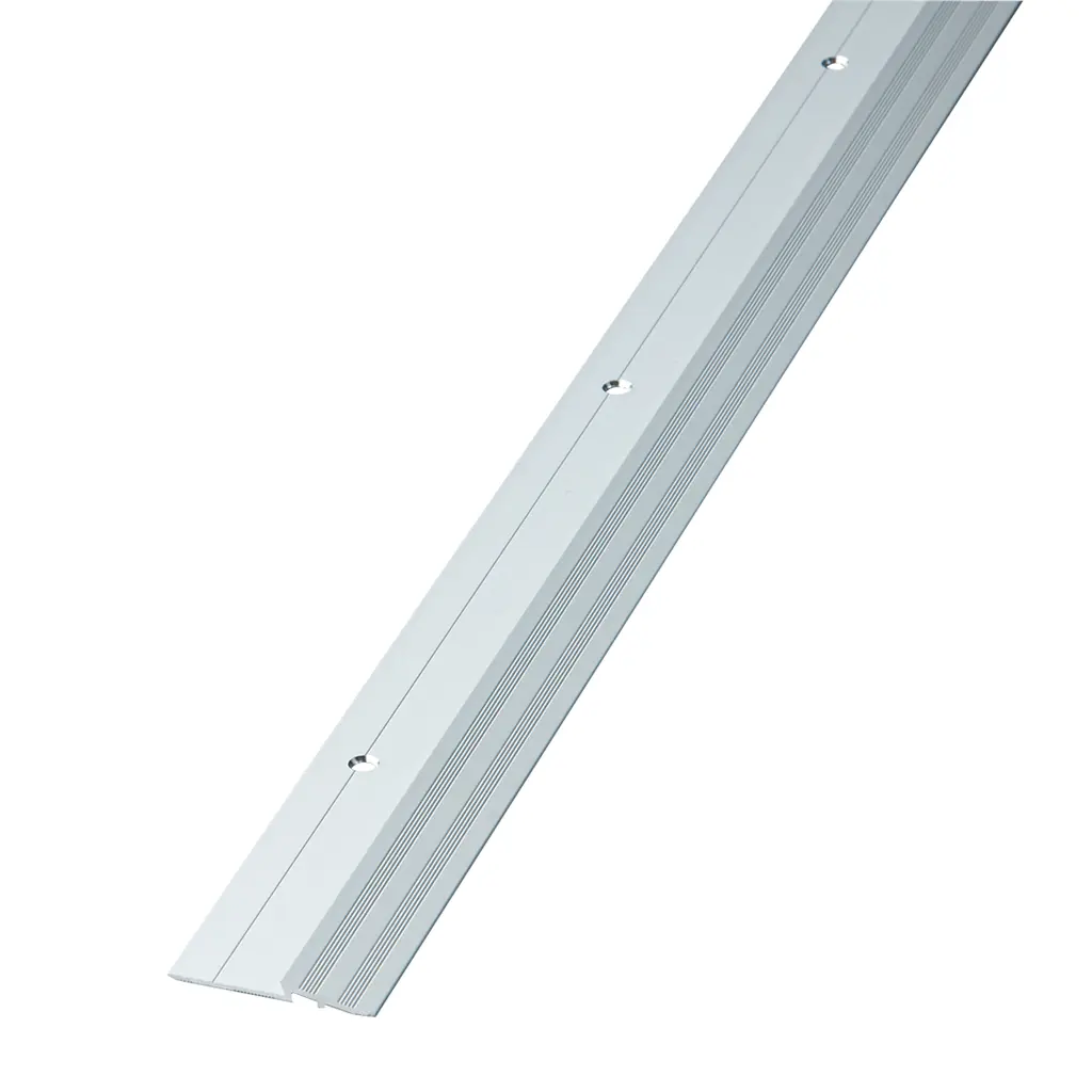 Overgang/eindprofiel tot 3mm pvc zilver 40x2700mm