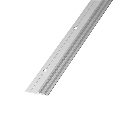 Overgang/eindprofiel tot 3mm pvc rvs 40x2700mm