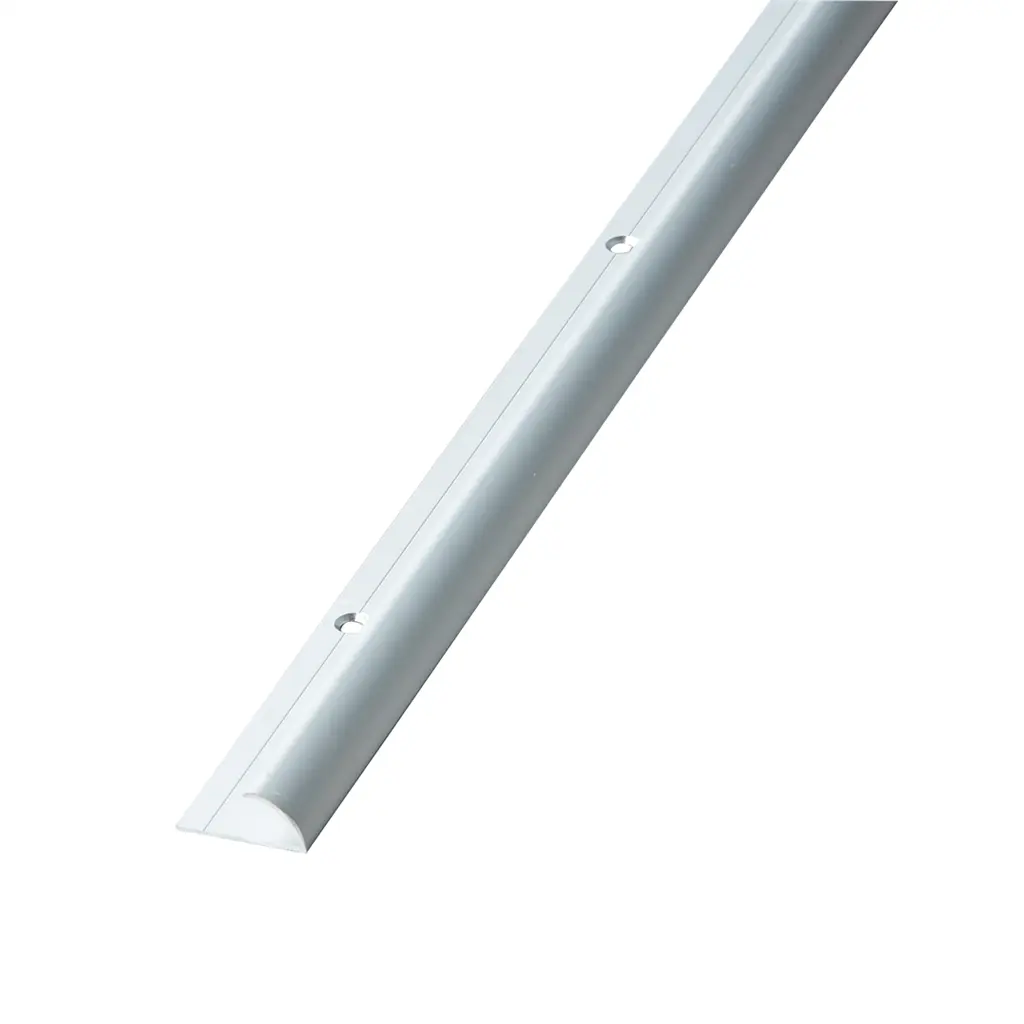 Tapijt profiel enkelzijdig zilver 8x27x2700mm