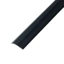 Overgangsprofiel universeel zelfklevend 4 tot 18mm kleur zwart/antraciet