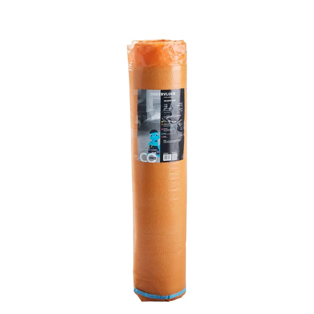 Ondervloer orange line 2mm 15m²