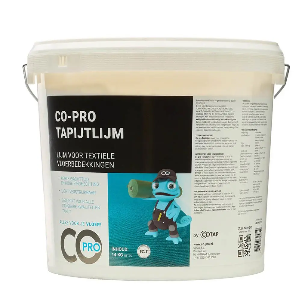 Co-pro tapijtlijm 14kg