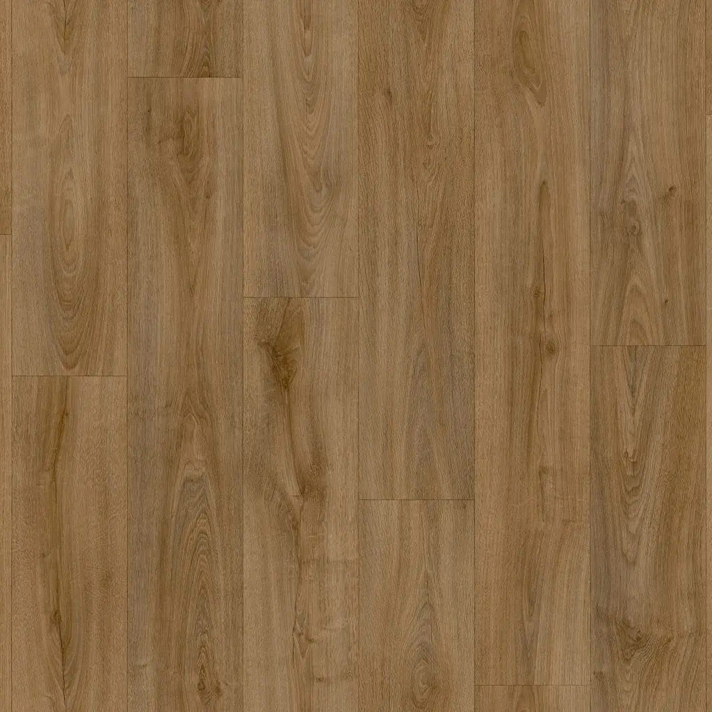 Vinyl op rol PrimoFloor houtlook Supreme 50 Sundance eiken donkerbruin 4600 2,8mm 4m breed
