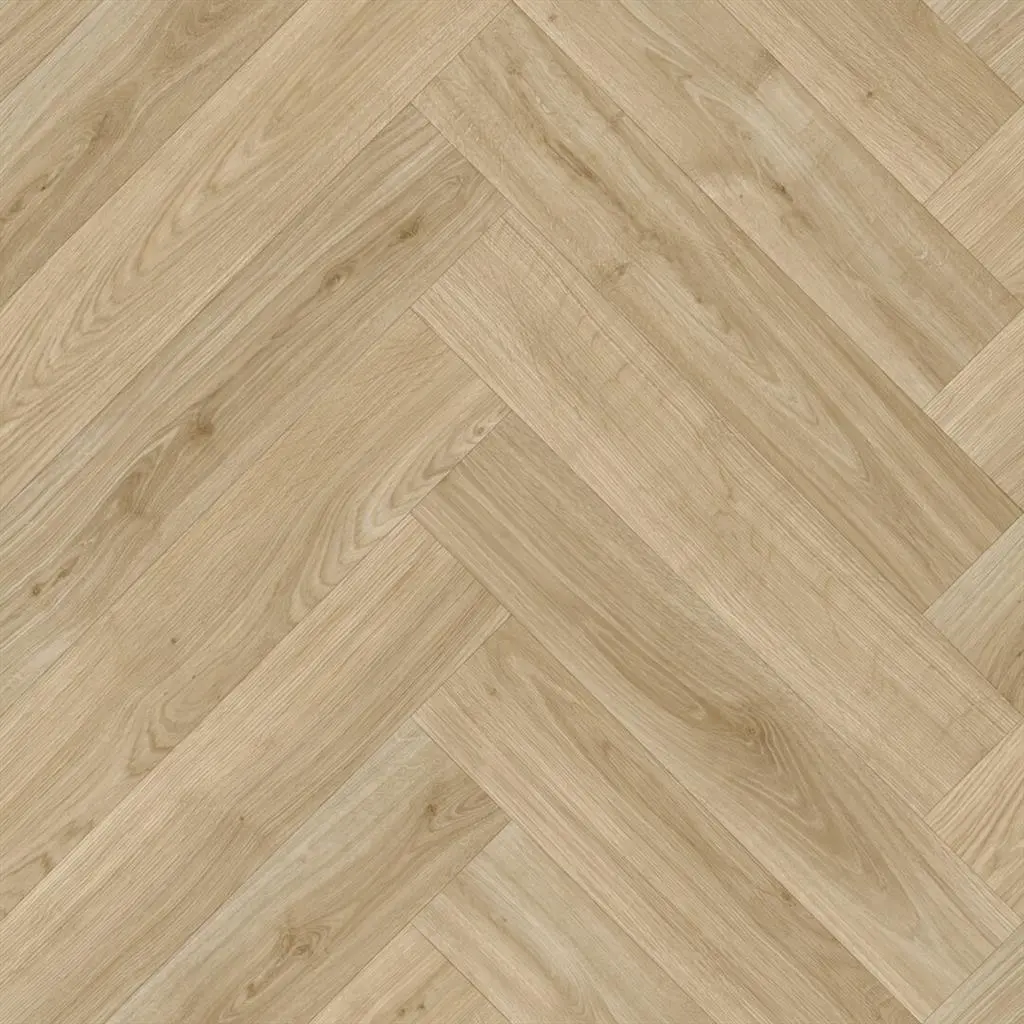 Vinyl op rol Supreme 50 Visgraat boreal eiken naturel 3800 4m breed