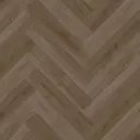 Vinyl op rol PrimoFloor Supreme 50 Visgraat Boreal eiken donkerbruin 4800 2,8mm 4m breed