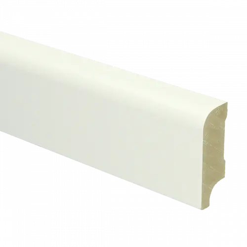 16013 Plint Koloniaal schilder RAL 9010 wit MDF-gelakt 22x58x2400mm