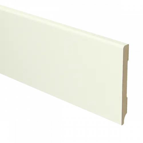 16106 Plint Modern schilder RAL 9010 wit MDF grondlak 9x90x2400mm