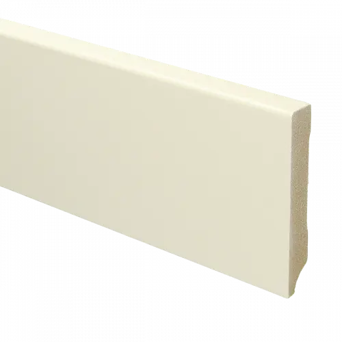15928 Plint Modern schilder RAL 9001 crèmewit MDF-gelakt 15x90x2400mm