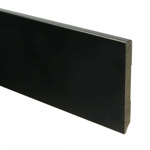15938 Plint Modern schilder RAL 9005 zwart MDF-gelakt 12x120x2400mm