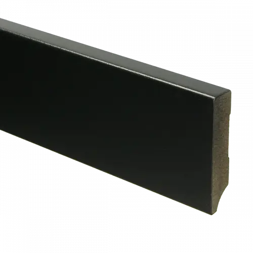 15939 Plint Modern schilder RAL 9005 zwart MDF-gelakt 15x70x2400mm