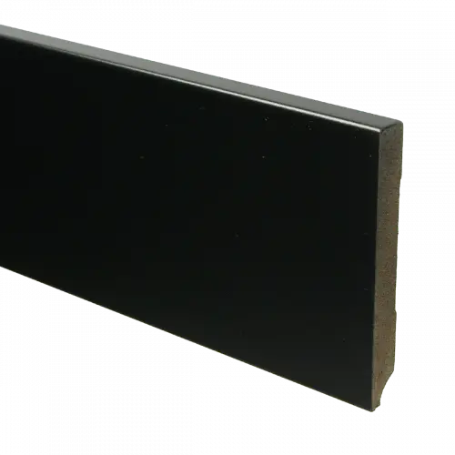 15941 Plint Modern schilder RAL 9005 zwart MDF-gelakt 15x120x2400mm