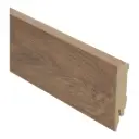 27114 Plint Recht eiken naturel donker MDF-folie 14x70x2400mm