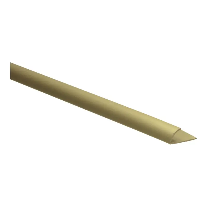 66626 Profiel papegaaienbek goud ALU 8x25x2700mm