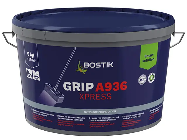 Bostik Grip A936 Xpress primer met kwartszand voor gesloten ondergronden 5kg