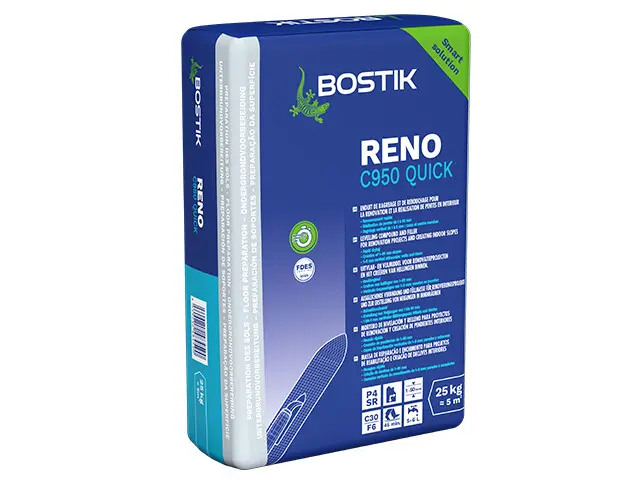 Bostik SL C950 Renoquick standvaste cementgebonden reparatiemortel 25kg