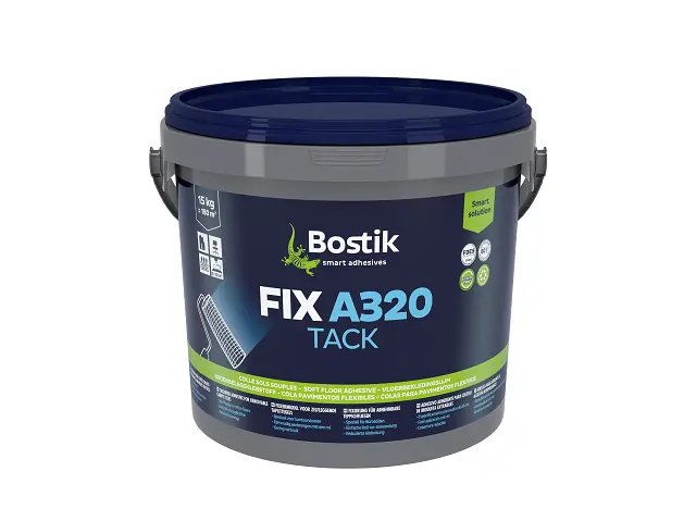Bostik FIX A320 Tack dispersielijm voor verwijderbare tapijttegels 15kg