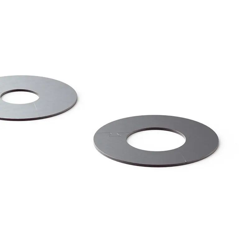 Pergo rozet 22mm inox 2stuks 