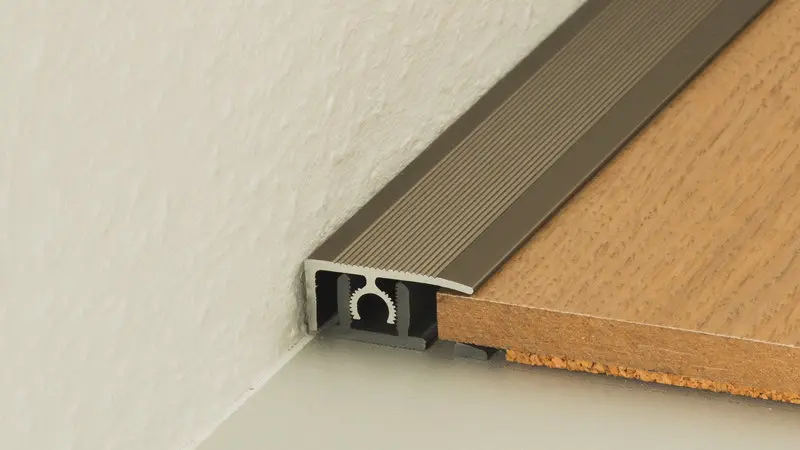 ThysFloor Profiel stop titanium aluminium 2700mm