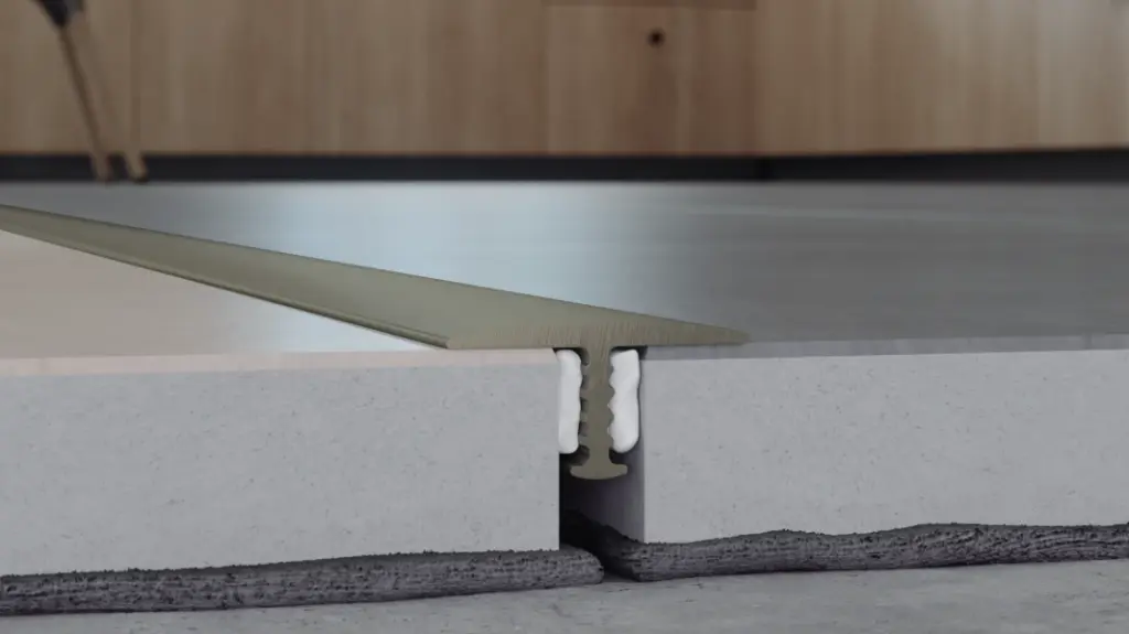 Arbiton Profiel verbinding pro T geborsteld Titanium 1860mm voor PVC-vloeren