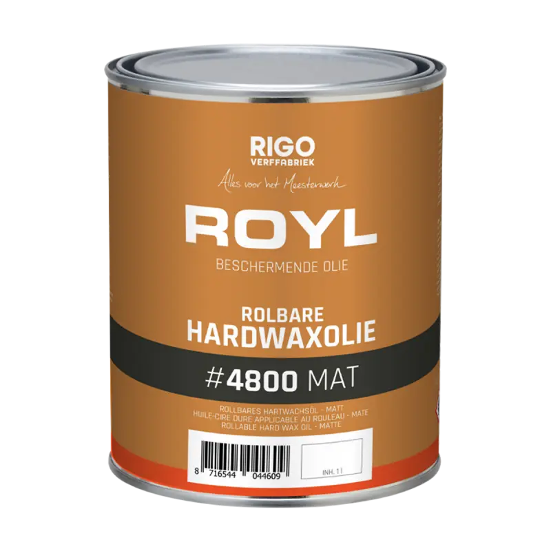 RIGO Royl rolbare hardwaxolie 1comp. #4800 mat 1l