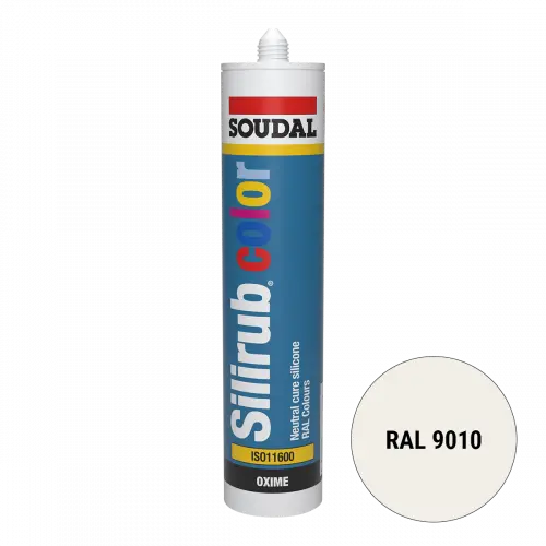 Soudal Silirub Color Siliconenkit wit 300ml