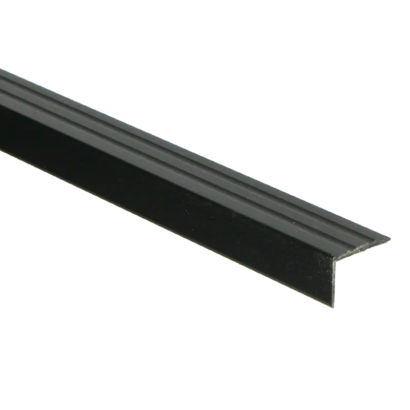 69577 Hoeklijnprofiel zelfkl. 17 mm matzwart 1M