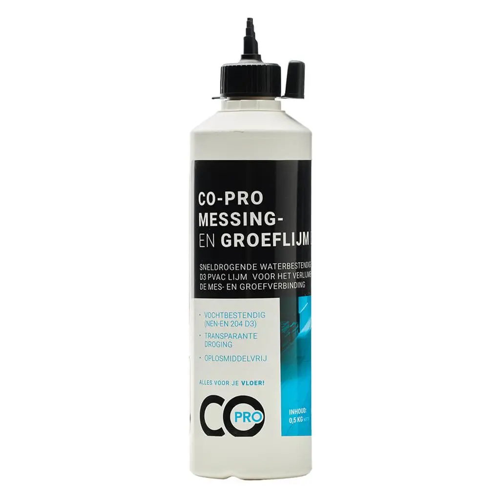 Co-pro PVAC tand-groef houtlijm D3 0,5kg
