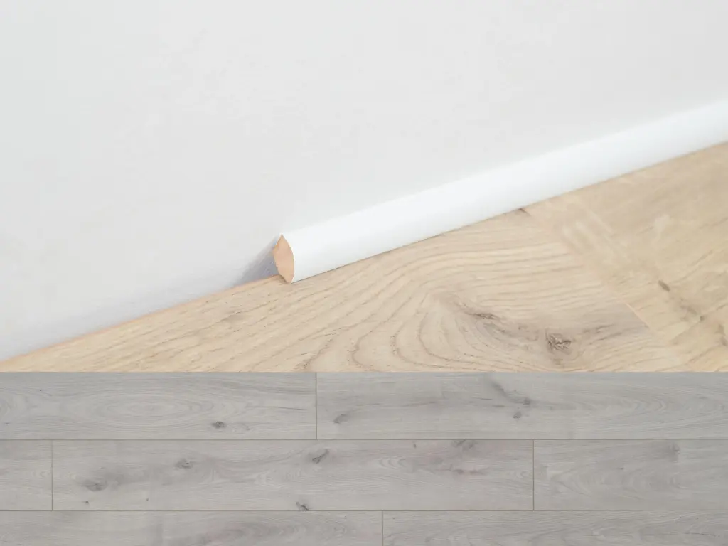 BerryAlloc Plint Kwadrant crush light 2,4m per 4st