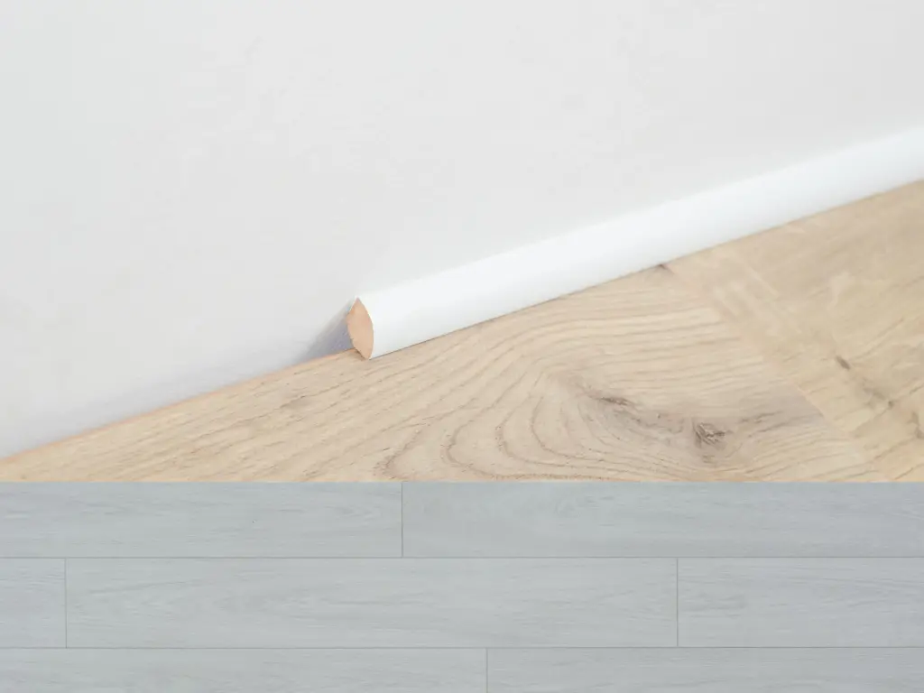 BerryAlloc Plint Kwadrant charme white 2,4m per 4st