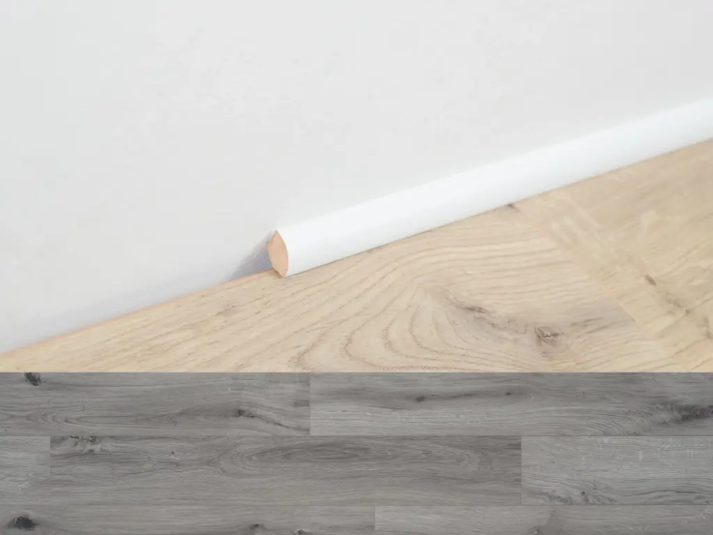 BerryAlloc Plint Kwadrant gyant light grey 2,4m per 4st