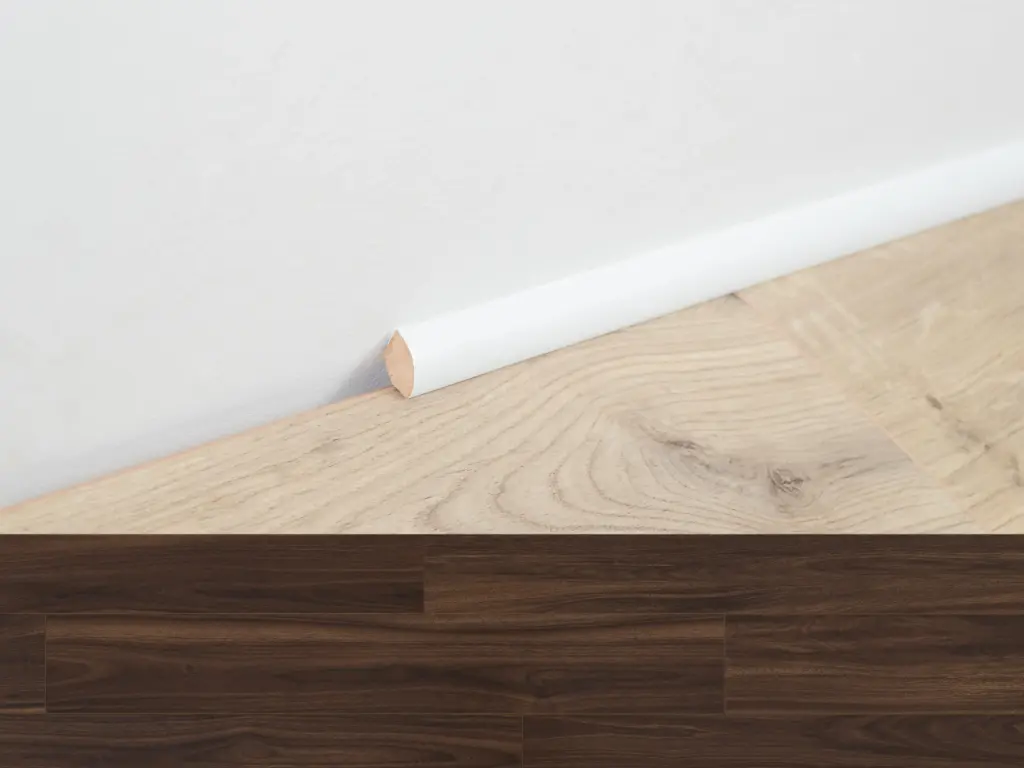 BerryAlloc Plint Kwadrant walnut brown 2,4m per 4st