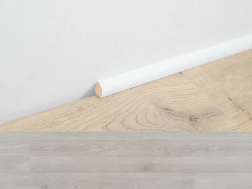 BerryAlloc Plint Kwadrant bloom silver grey 2,4m per 4st