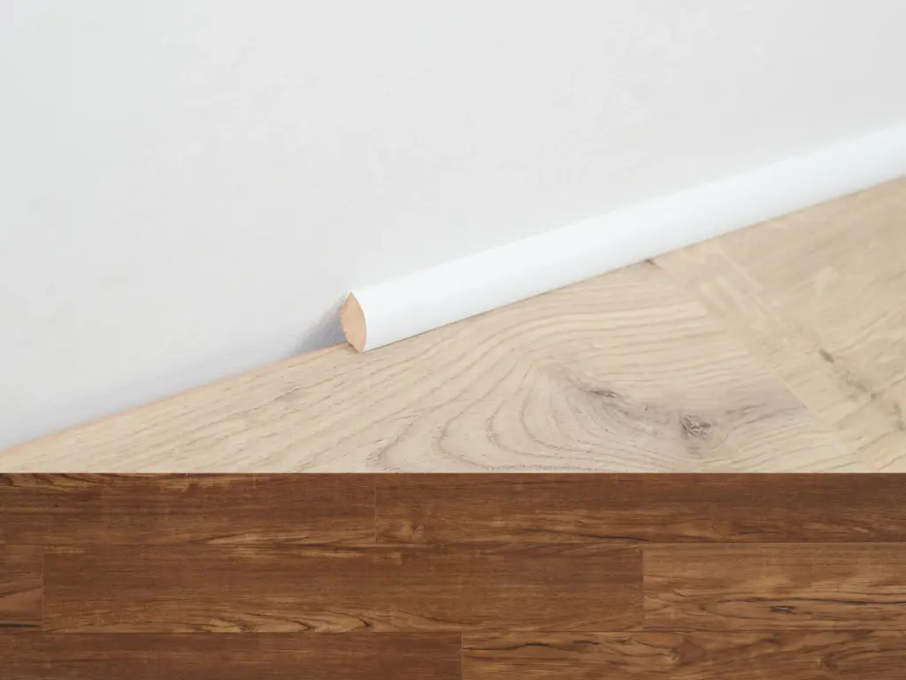 BerryAlloc Plint Kwadrant teak brown 2,4m per 4st