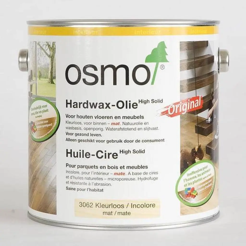 Osmo Hardwax-olie 3062 kleurloos mat 0,75l