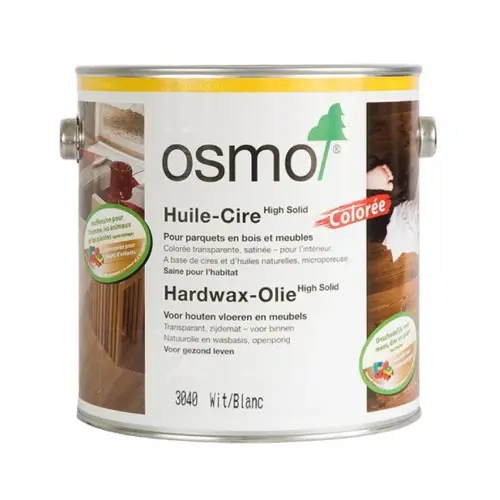 Osmo Hardwax-olie 3040 wit transparant 0,75l 