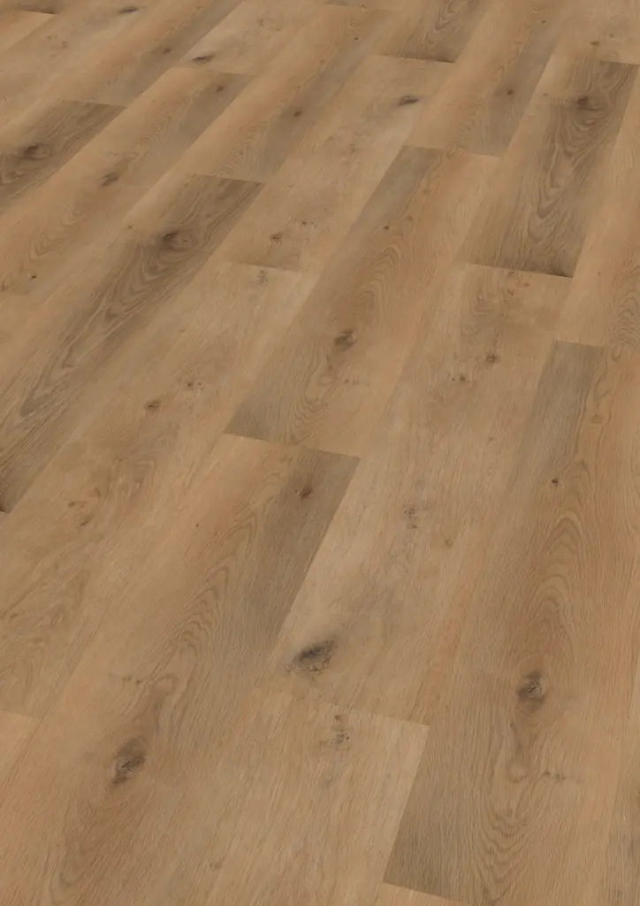 Projectvloer PVCclick met geïntegreerde ondervloer- eikenplank kleur HV003- 5,5mm- 0.55