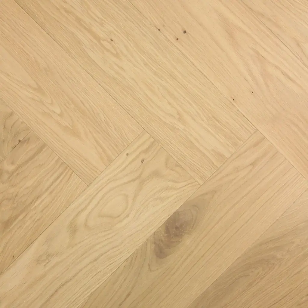 Otium Hout visgraat Aura - geborsteld wit geolied