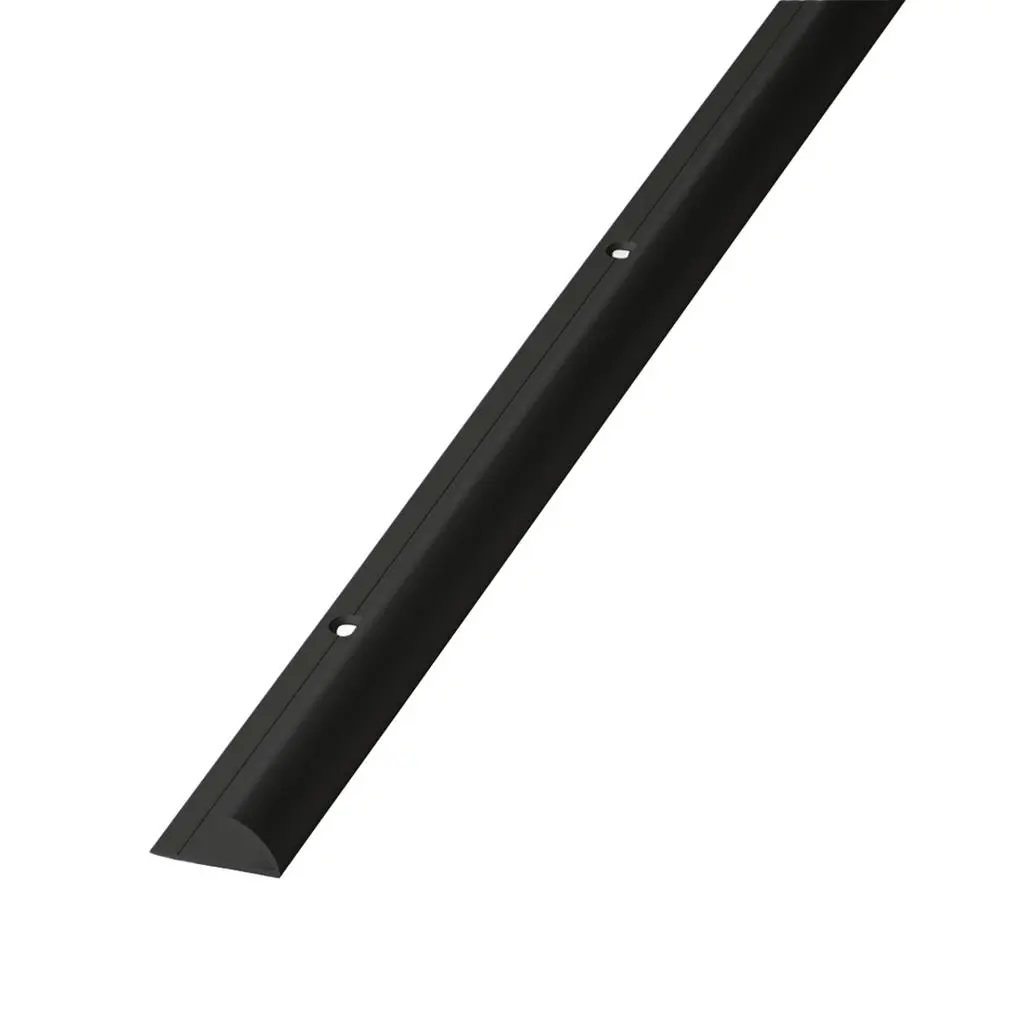 Tapijt profiel enkelzijdig zwart 8x27x2700mm