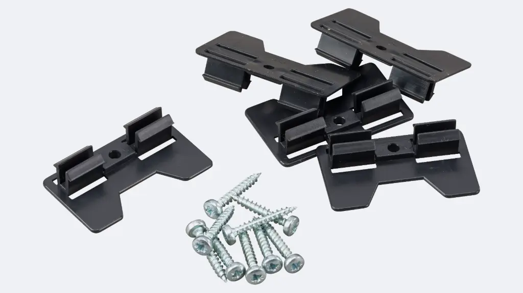 ter Hürne Accessoires Wand en Planfond Montageclips voor DAL 001, 002, 003, 004, 006, 007, 008