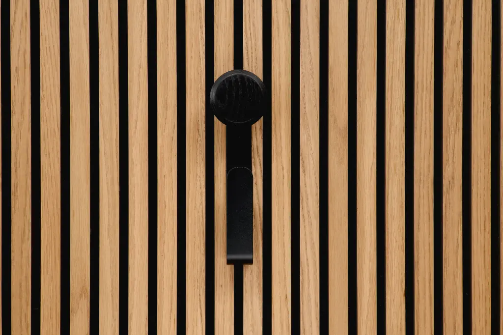 ter Hürne SilentDesign LivingWall lang met houten knop Haakon 