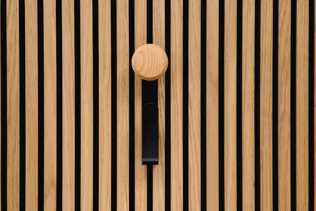 ter Hürne SilentDesign LivingWall lang met houten knop Jesper 
